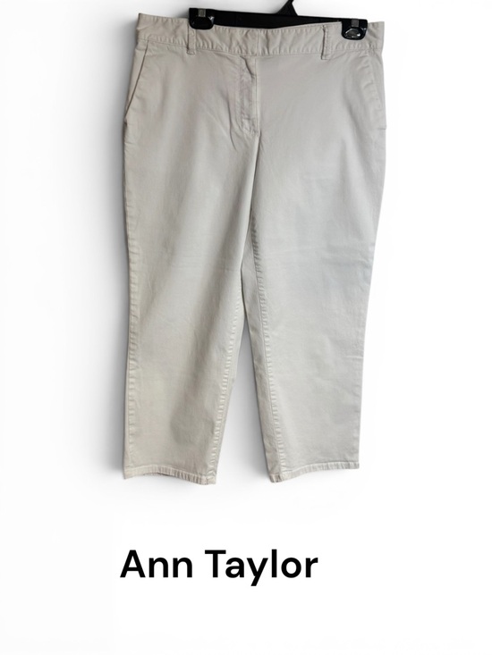 Ann Taylor Pants - ANN TAYLOR Women’s Capris in WHITE SIZE: 12 #14